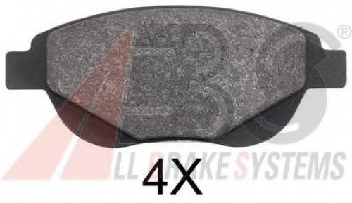 37885 A.B.S. комплект тормозных колодок