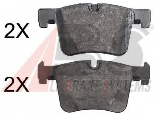 37887 A.B.S. комплект тормозных колодок