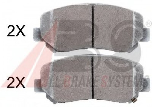 37929 A.B.S. комплект тормозных колодок