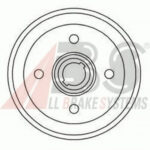 5125S A.B.S. тормозной барабан