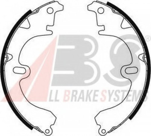 8594 A.B.S. гальмівні колодки зад. corolla/celica/carina/corona/camry 83-02