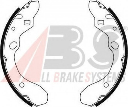 8901 A.B.S. комплект тормозных колодок