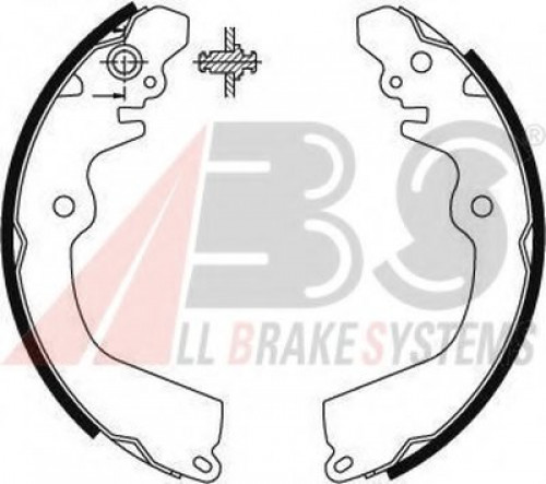 8903 A.B.S. комплект тормозных колодок