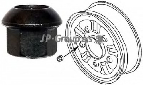1160400600 JP GROUP гайка крепления колеса