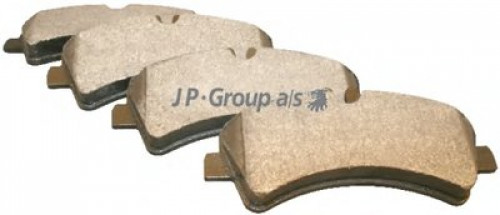 1163705710 JP GROUP комплект тормозных колодок