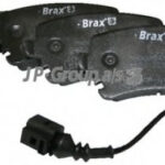 1163706210 JP GROUP комплект тормозных колодок