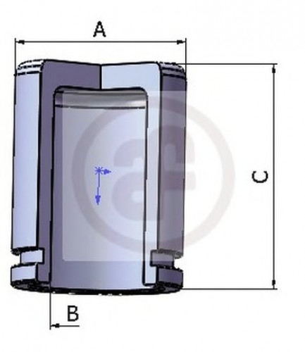 D025280 AUTOFREN SEINSA поршень
