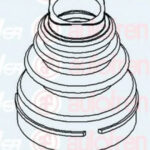 D8526 AUTOFREN SEINSA комплект пылника