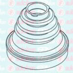 D8532 AUTOFREN SEINSA комплект пылника