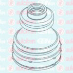 D8534 AUTOFREN SEINSA комплект пылника