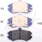 50H15 JAPKO комплект тормозных колодок