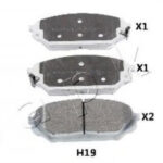 50H19 JAPKO комплект тормозных колодок