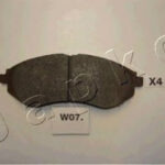 50W07 JAPKO комплект тормозных колодок