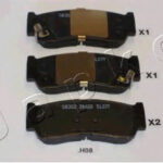 51H08 JAPKO комплект тормозных колодок