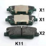 51K11 JAPKO комплект тормозных колодок