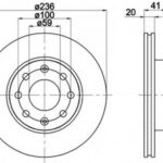 8DD355111341 HELLA PAGID тормозной диск