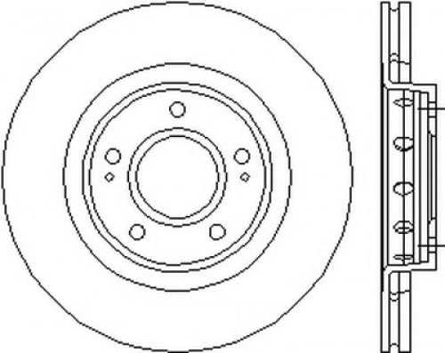 8DD355111571 HELLA PAGID тормозной диск