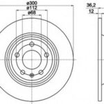 8DD355113931 HELLA PAGID тормозной диск