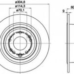 8DD355116111 HELLA PAGID тормозной диск