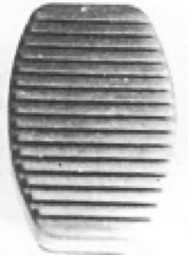 00413 METALCAUCHO накладка на педаль doblo 01-10 гальма/зчеплення