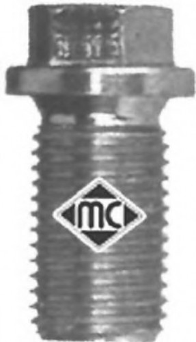 00857 METALCAUCHO резьбовая пробка