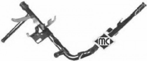 03178 METALCAUCHO трубка системи охолодження golf iv - 1.9tdi