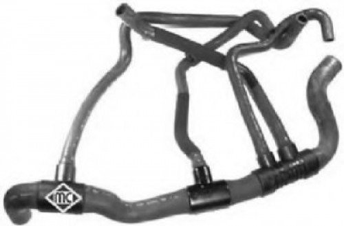 09253 METALCAUCHO шланг радиатора