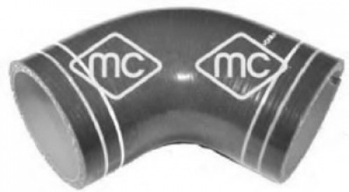 09376 METALCAUCHO трубка нагнетаемого воздуха