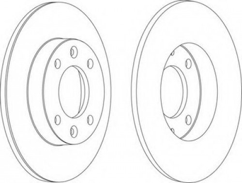 DDF1178 FERODO тормозной диск