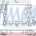 96527 NISSENS интеркулер