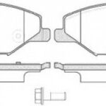 P1453300 WOKING комплект тормозных колодок