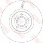 DF6138 TRW тормозной диск