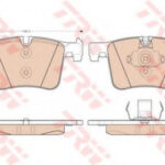 GDB1942 TRW комплект тормозных колодок
