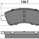 NP2012 NATIONAL комплект тормозных колодок