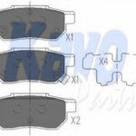 KBP2007 KAVO PARTS комплект тормозных колодок