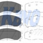 KBP3019 KAVO PARTS комплект тормозных колодок