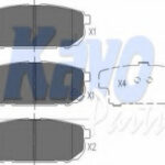 KBP4015 KAVO PARTS комплект тормозных колодок