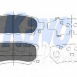 KBP5518 KAVO PARTS комплект тормозных колодок