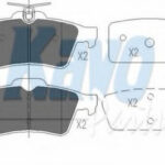 KBP6554 KAVO PARTS комплект тормозных колодок