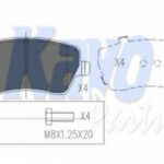 KBP6559 KAVO PARTS комплект тормозных колодок