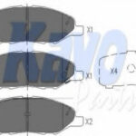 KBP6578 KAVO PARTS комплект тормозных колодок