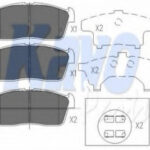 KBP8506 KAVO PARTS комплект тормозных колодок