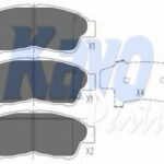 KBP9005 KAVO PARTS комплект тормозных колодок