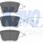 KBP9019 KAVO PARTS комплект тормозных колодок