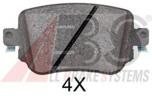 35001 A.B.S. комплект тормозных колодок