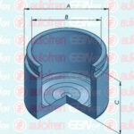 D025421 AUTOFREN SEINSA поршень