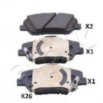 50K26 JAPKO комплект тормозных колодок