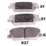 50K27 JAPKO комплект тормозных колодок