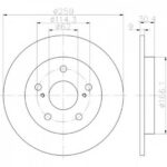 8DD355118981 HELLA PAGID тормозной диск
