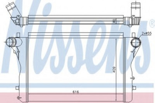 96420 NISSENS интеркулер 96420 NISSENS интеркулер